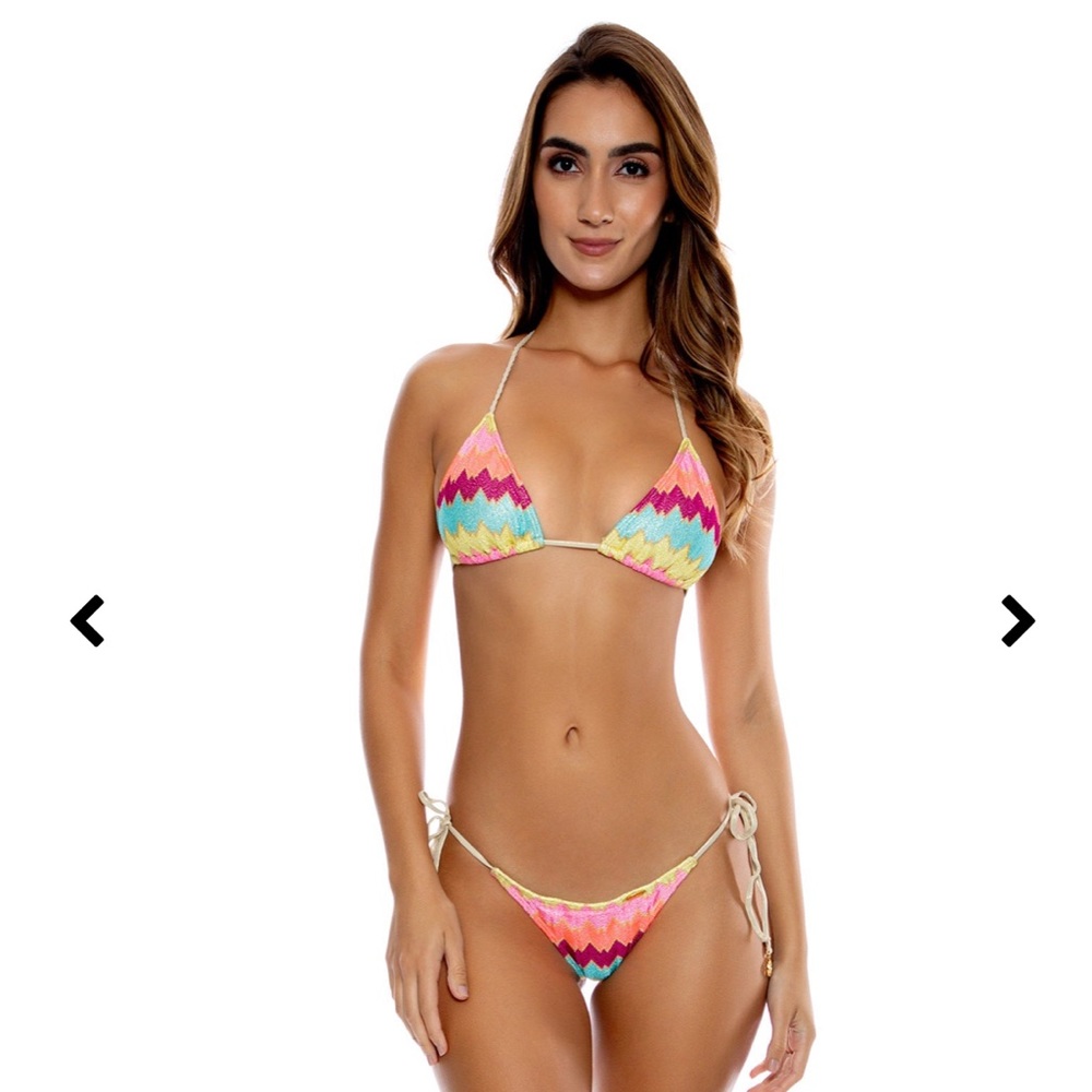 Luli fama multi color bikini